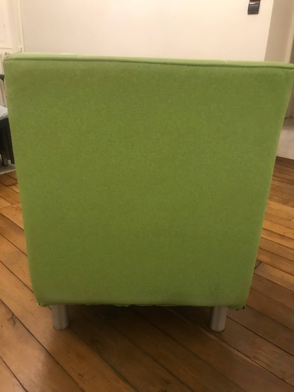 Fauteuil Chauffeuse Salon Vintage Design Vert 1970 Années 70 60