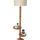 Vintage wooden floor lamp - 1950s
