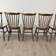 Lot de 5 chaises estampillées Baumann modèle Boston - années 70.