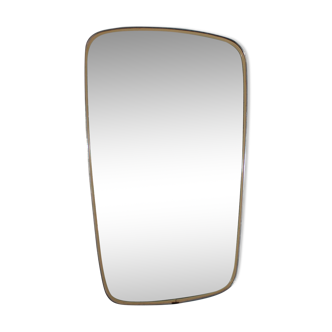 Miroir forme libre vintage 1960 - 57x36cm