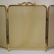 Vintage brass chimney firewall