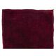 Solid Maroon Red Minimalist Turkish Tulu Rug, 100% Wool