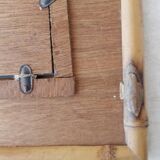 Rattan mirror
