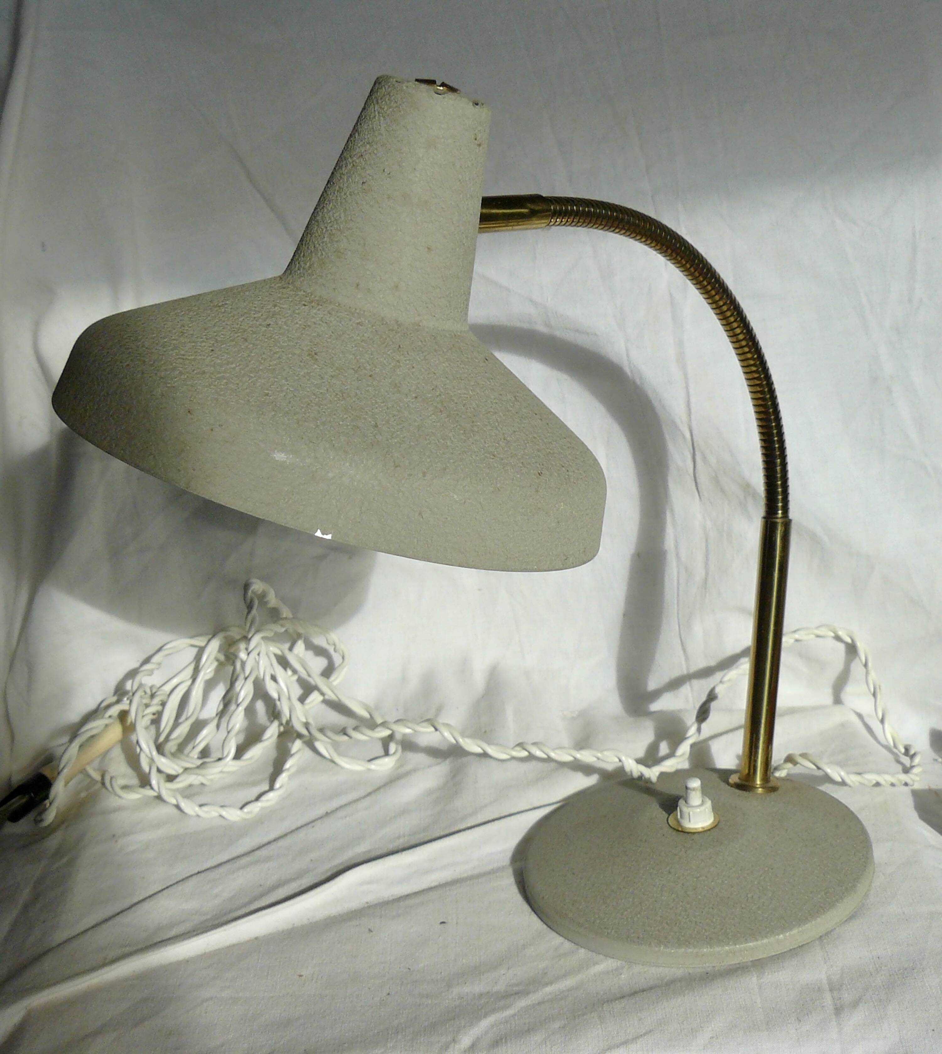 Vintage aluminor desk lamp 1950