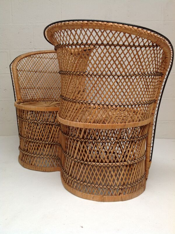 fauteuil confident en rotin