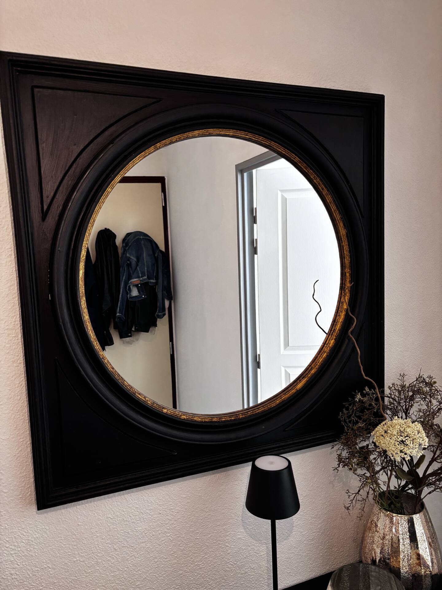 Dresser and its mirror