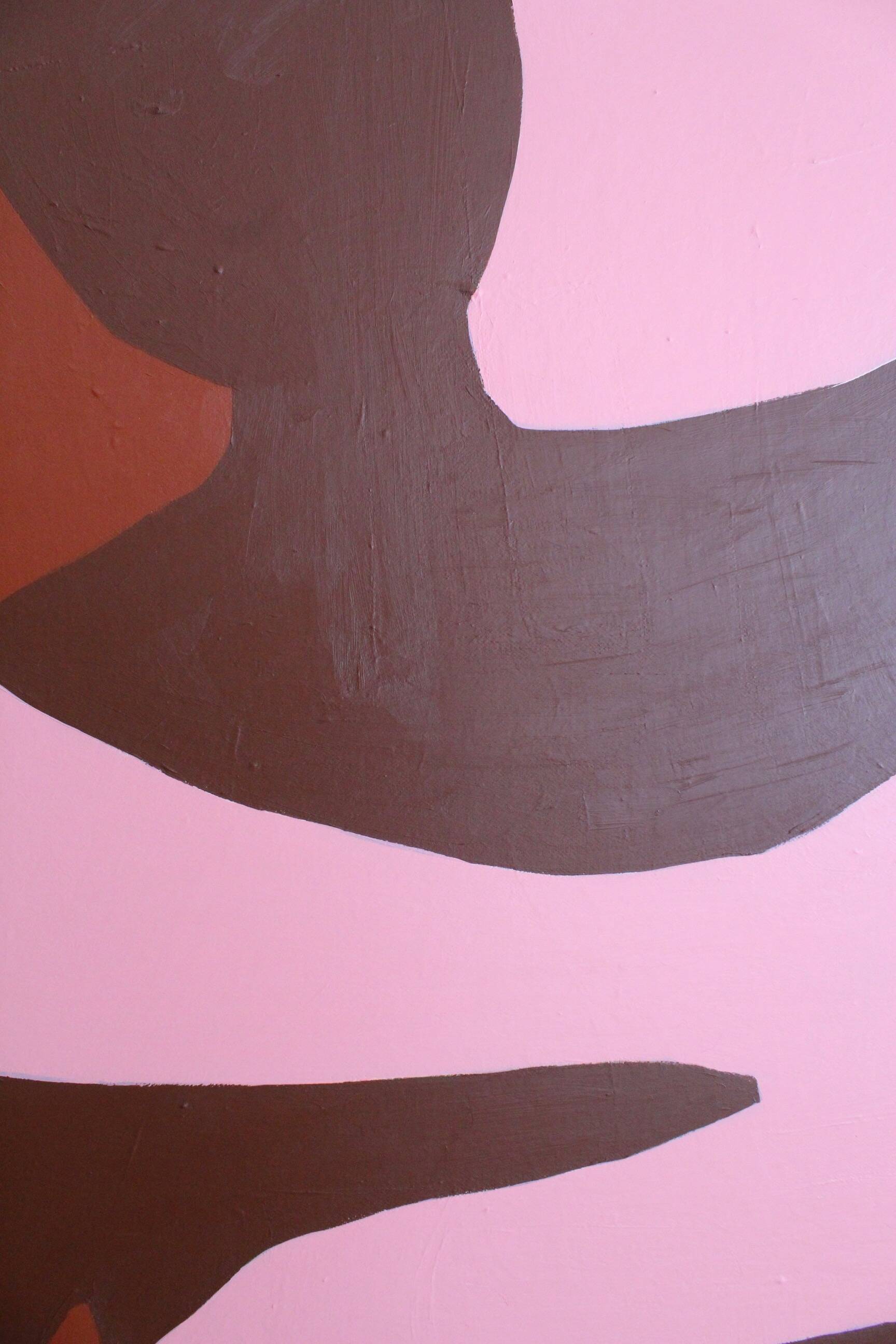 Painting on stretched canvas "can i hold you" 100x81cm