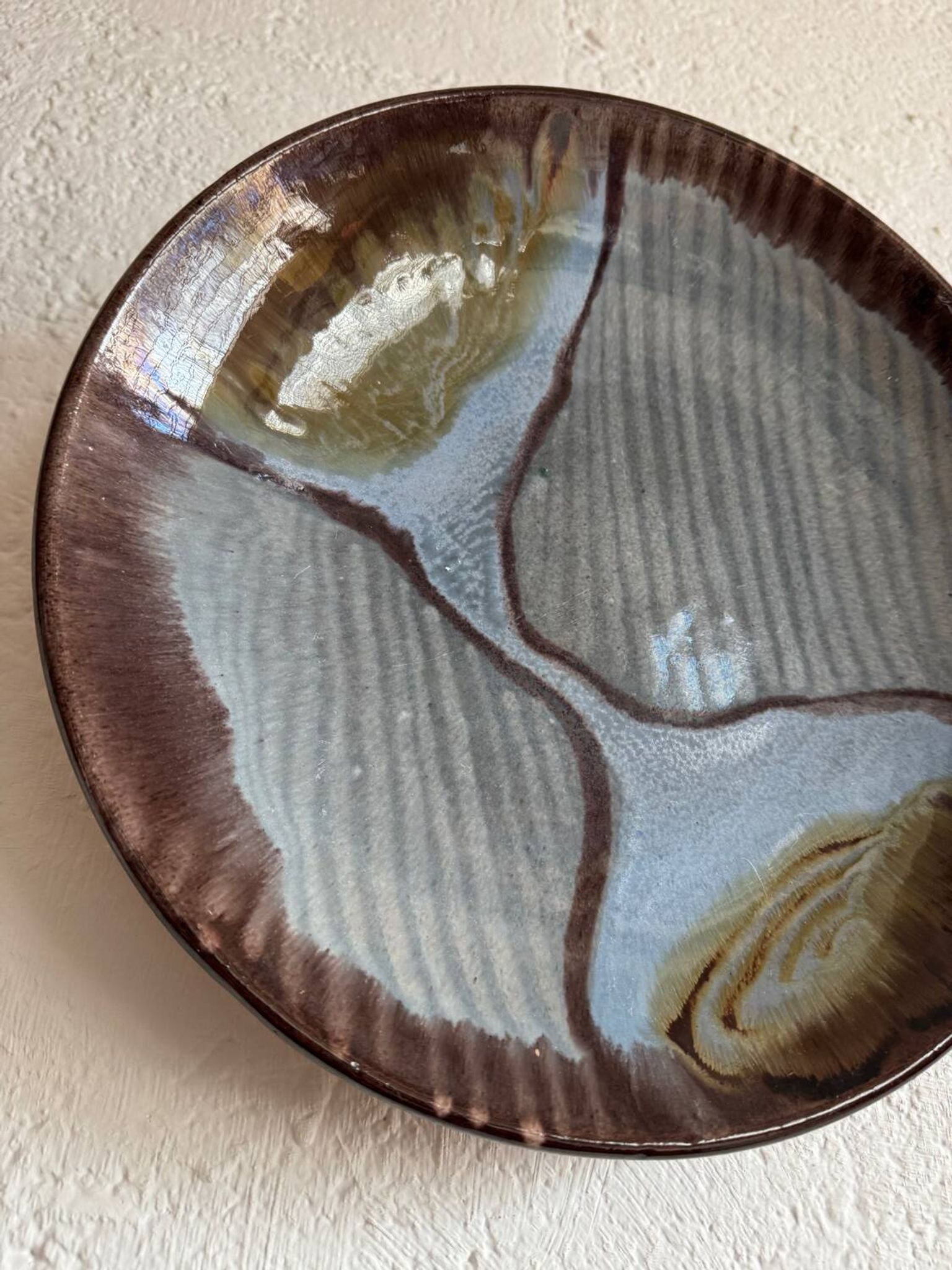 Assiette murale Kamionka Lysa Gora années 60