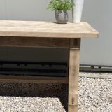Stripped farmhouse table extensions to 255 cm