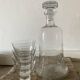 Decanter and glasses for whisky, wine, water, and liqueurs