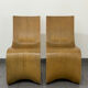 Lot de 4 chaises Contour par Alejandro Estrada pour Piegatto