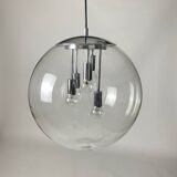 Lampe suspendue XL Spoutnik Big Ball Doria Leuchten, Allemagne Spaceage des années 1970