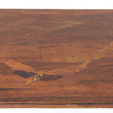 Tea table in marquetry by Émile Gallé