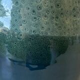 Unusual Vase/Pot/Urn, Glazed Terracotta Ceramic, Red, Signed "DP"