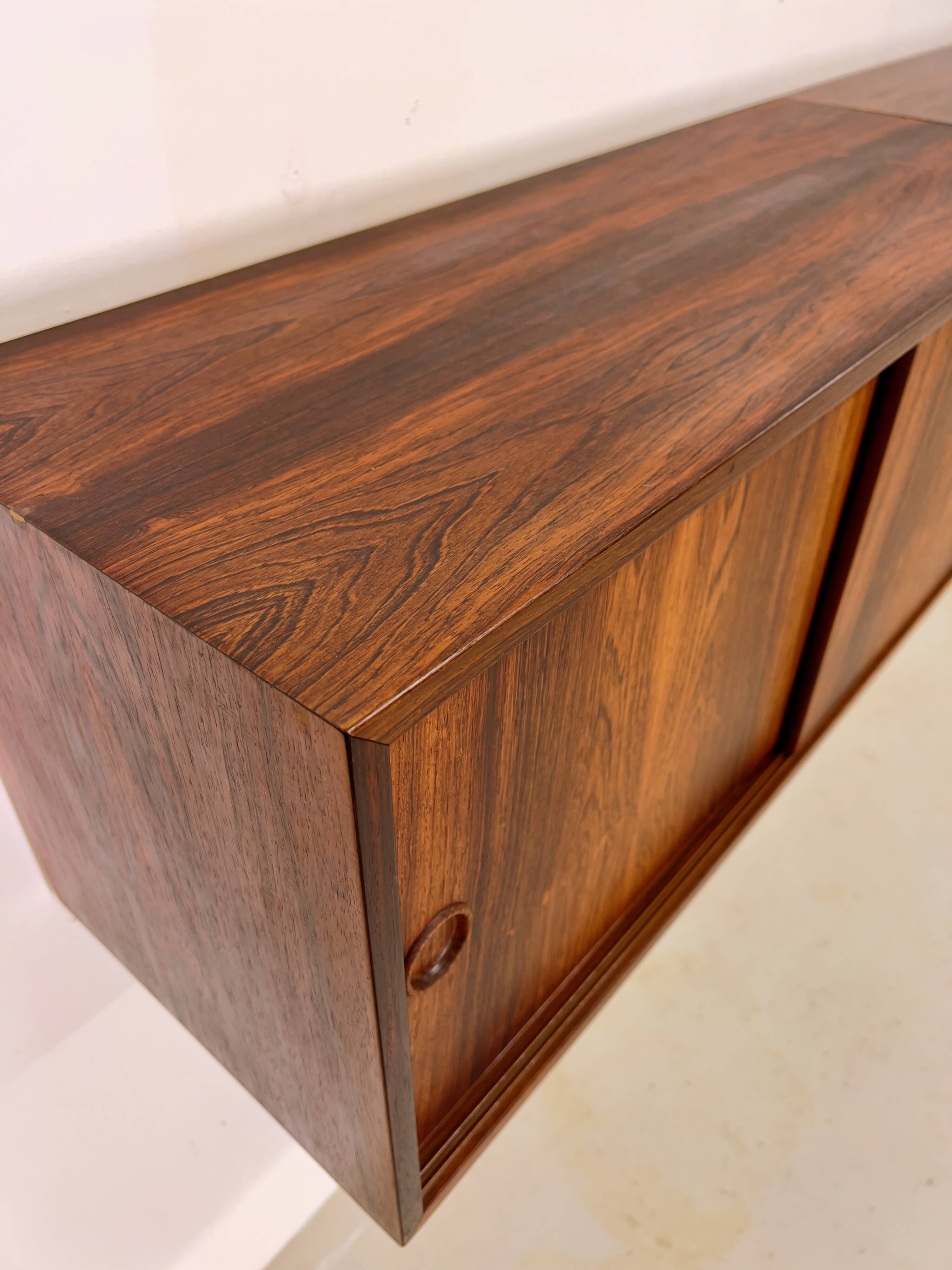 Danish Kai Kristiansen Rosewood Wall Units By Feldballes, 1960s.