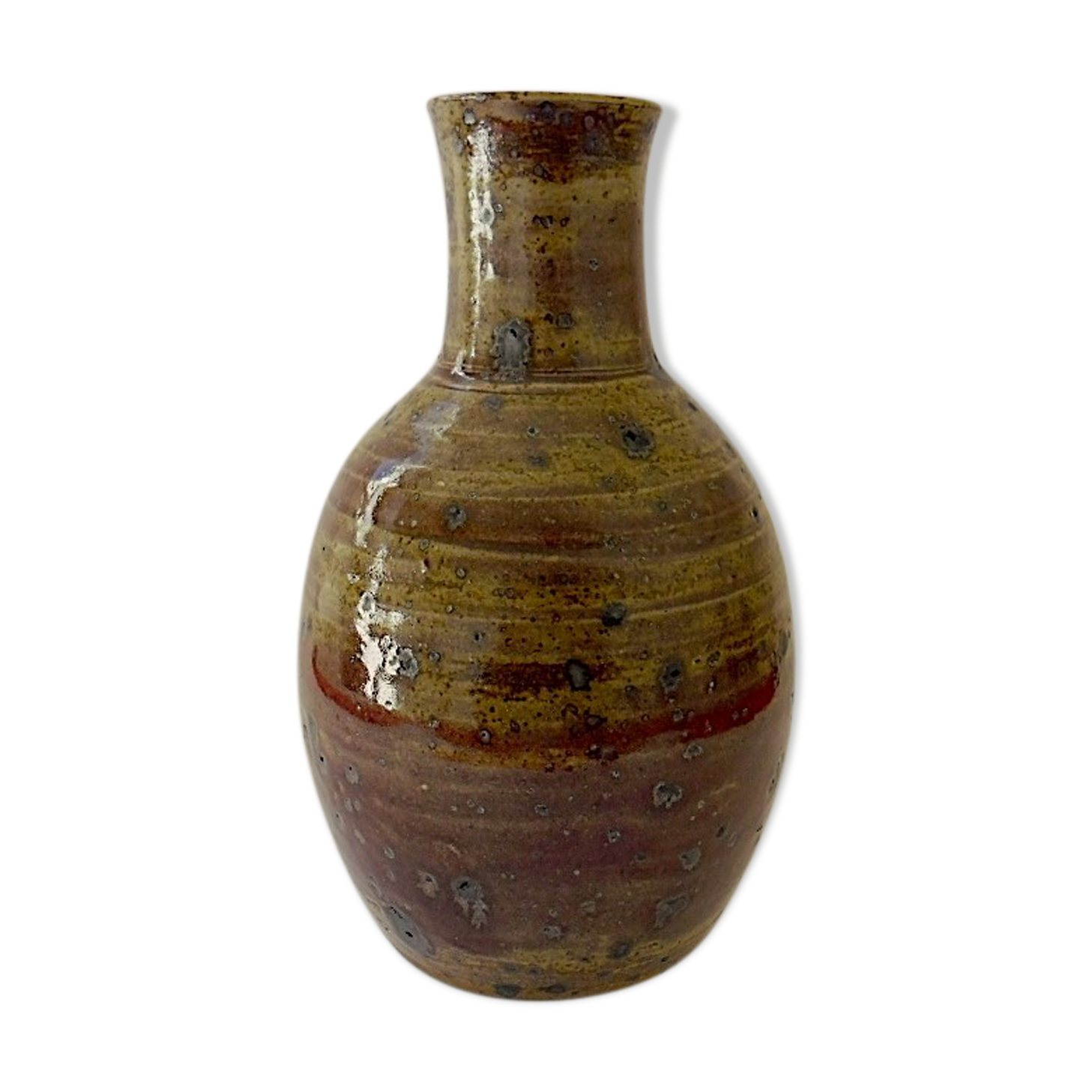 Pansu vase in red sandstone