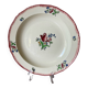 Round dish in Gien Earthenware, handmade Lorraine decor, 31 cm