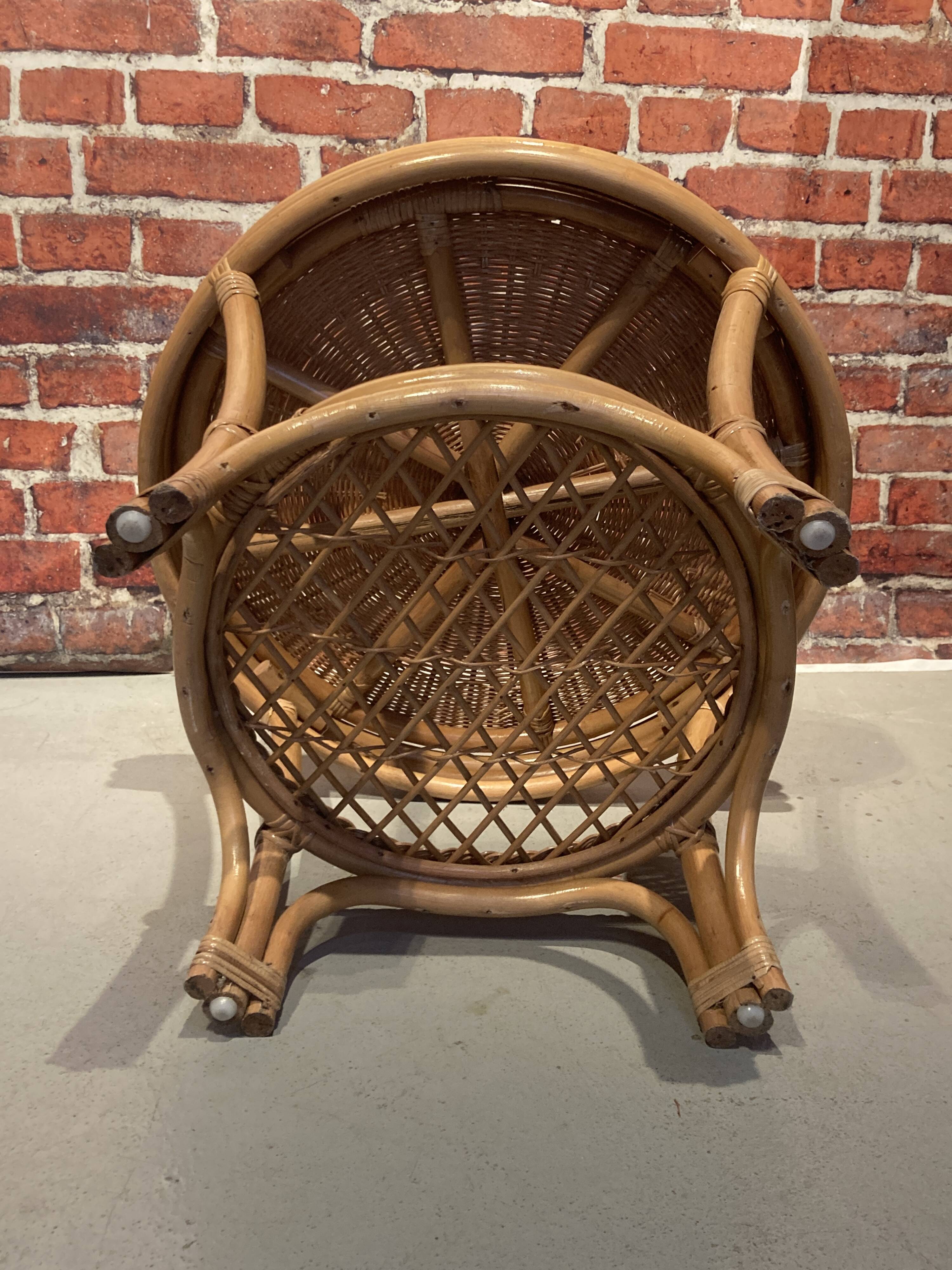 Rattan garden furniture