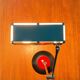 Lampe de table minimaliste de l'ère spatiale allemande du milieu du siècle par Hoffmeister Leuchten, années 1960