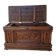 Antique carved oak chest