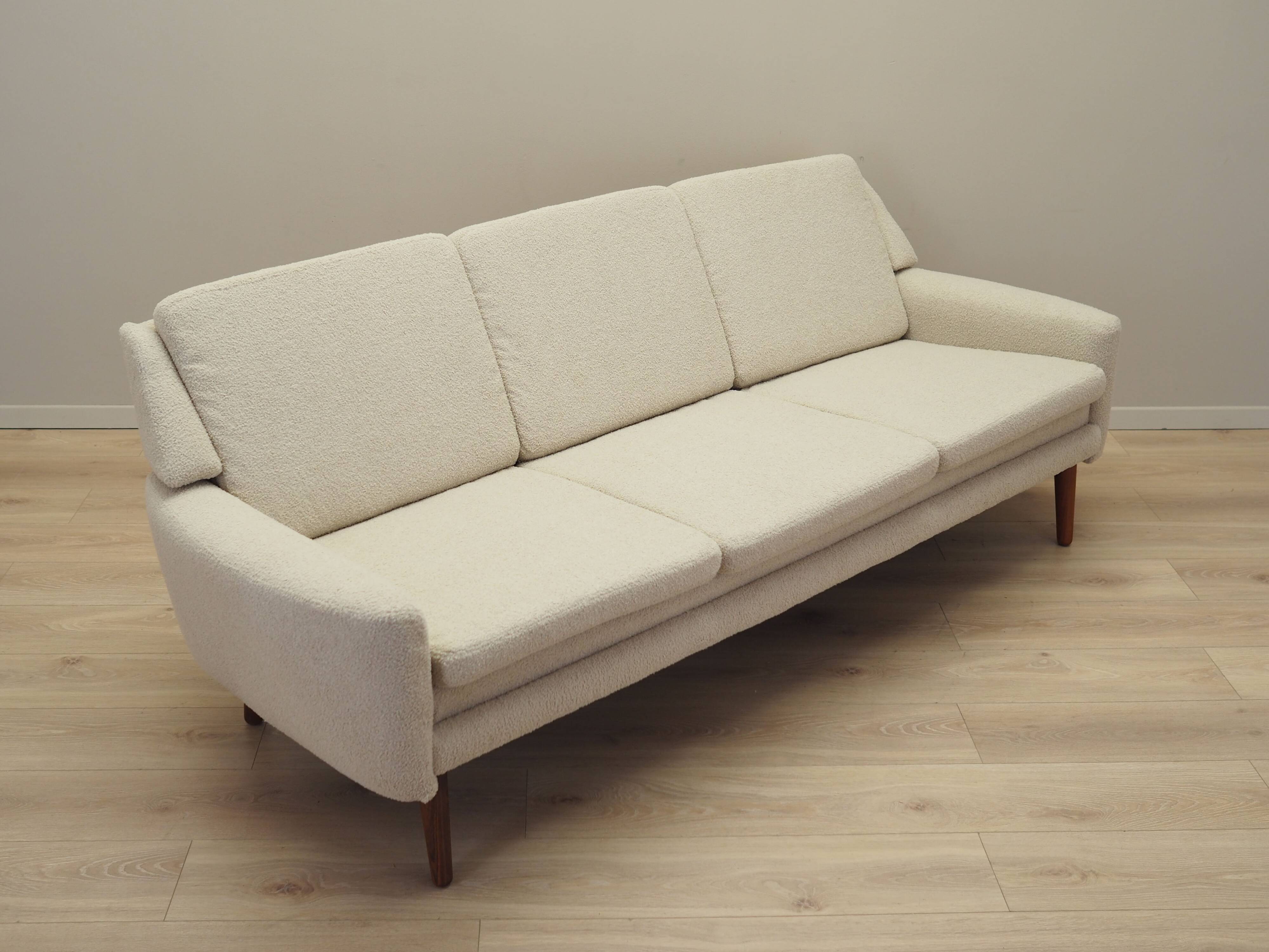 Cream sofa, Danish design, 1970s, production: Denmark