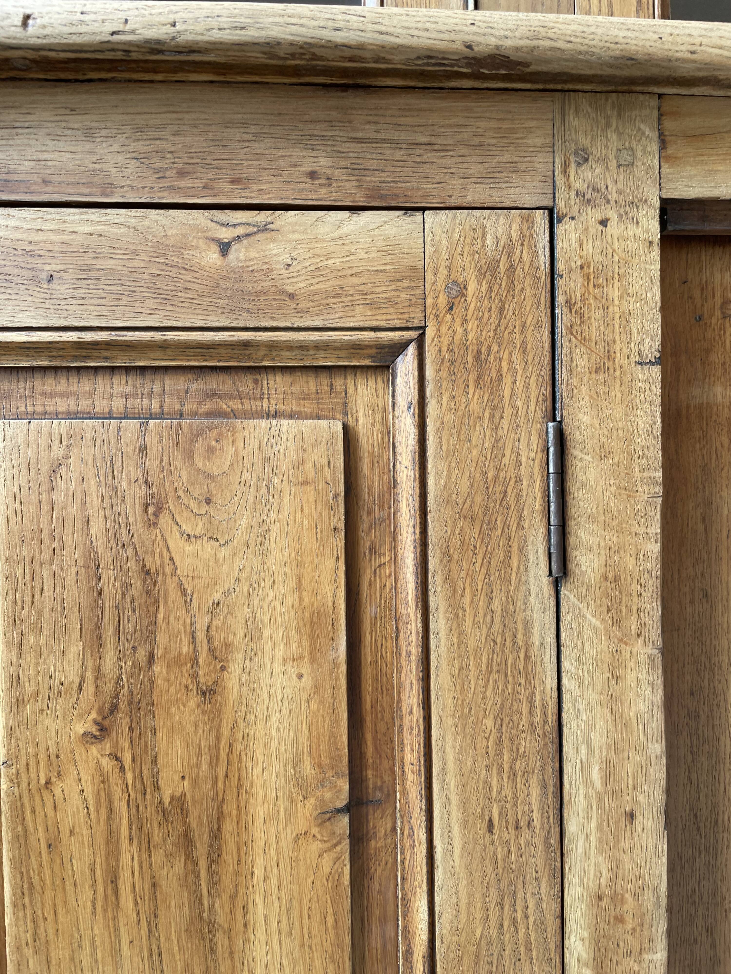 Oak showcase bookcase