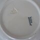 5 Plates flat Longchamp Lutèce faience old laurel green iron earth