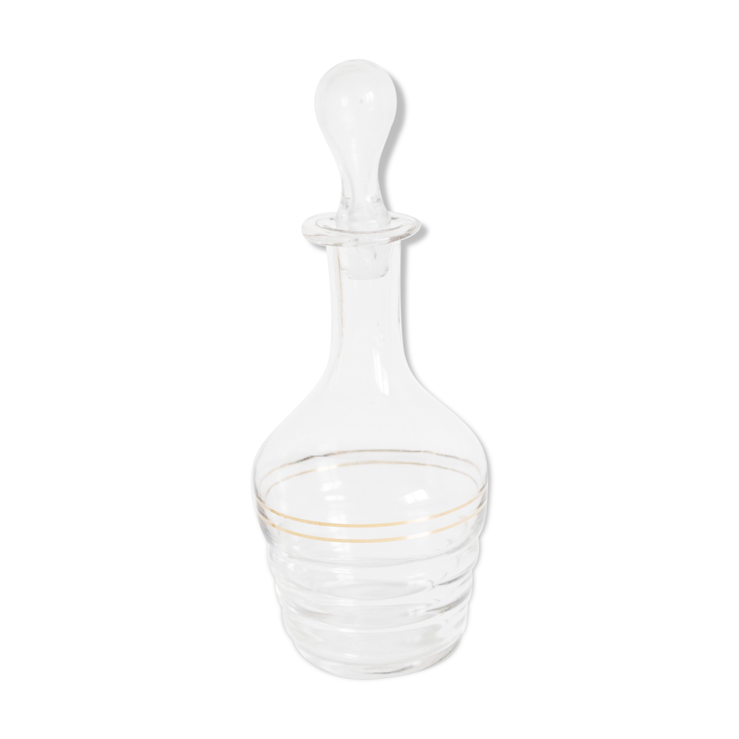 Carafe vintage doré