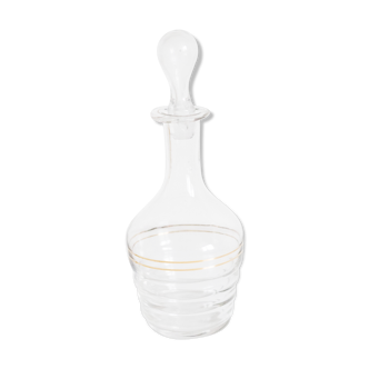 Carafe vintage doré