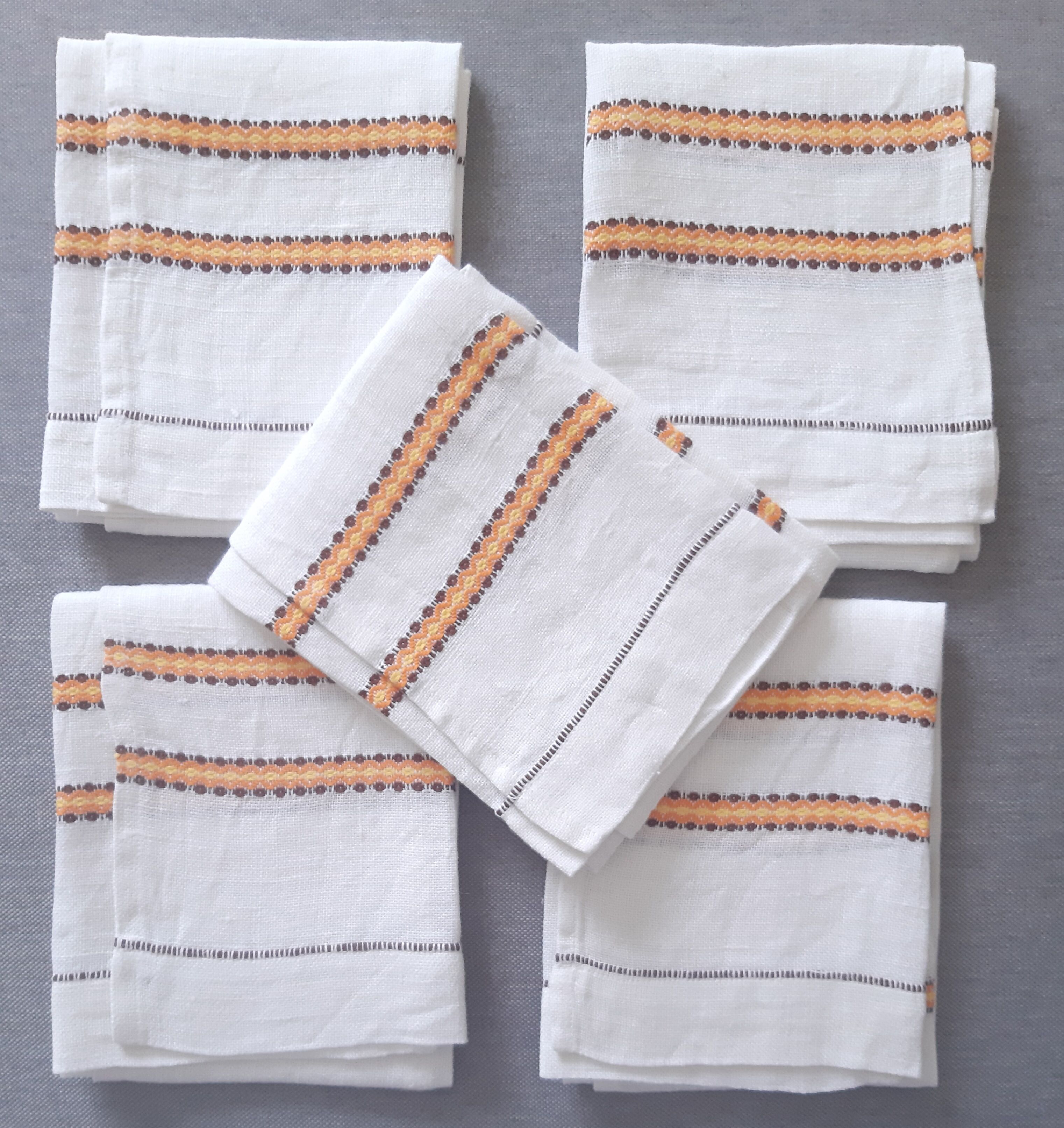 Linen towels / 5 linen towels