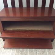 Vintage 60s wardrobe with bench and shoe furniture