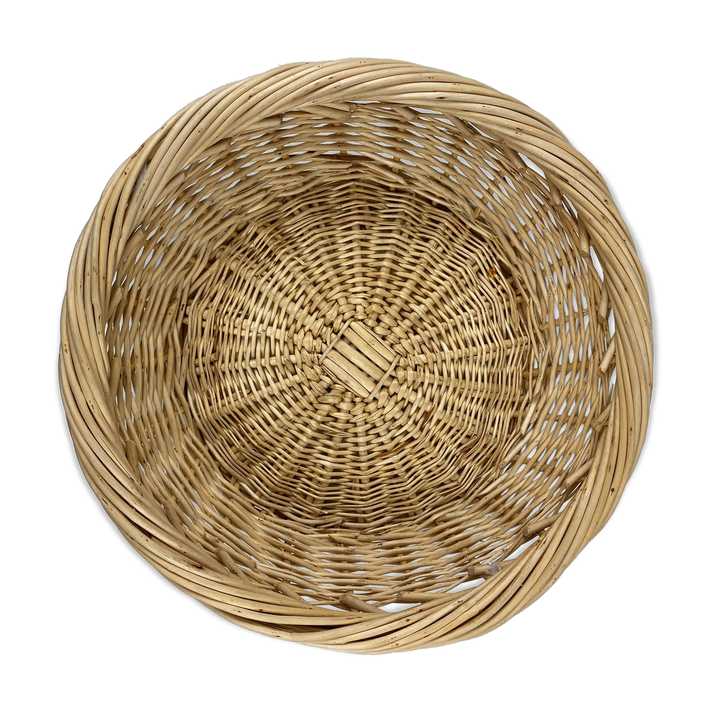 Round wicker basket 30cm