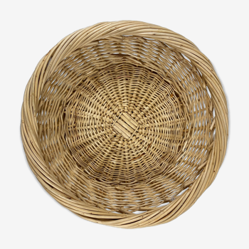 Round wicker basket 30cm