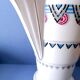 Limoges porcelain teapot with geometric décor