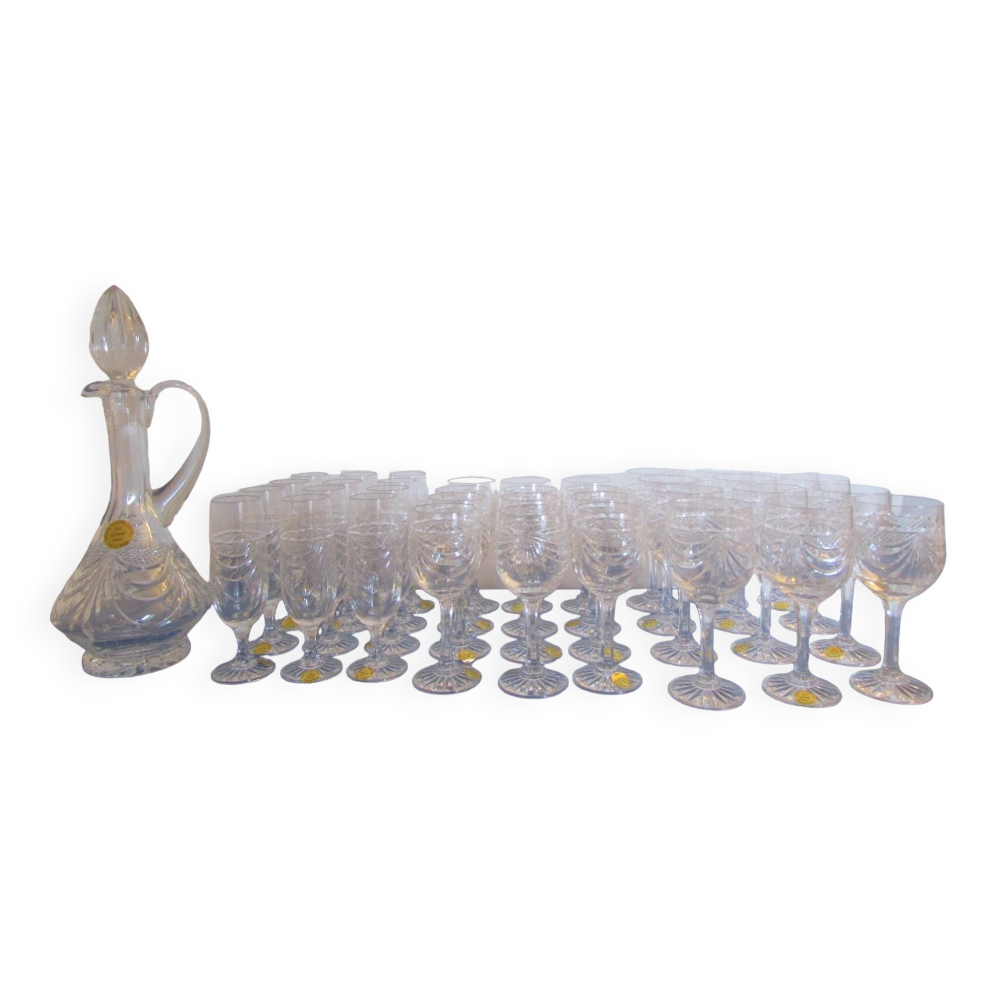 Crystal stemware set, 37 pieces, model: Gérard