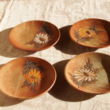 Set de 4 assiettes Vallauris