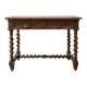 Small table / desk in Henri II style with twisted legs.