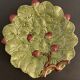 Dish strawberries ceramic slurry