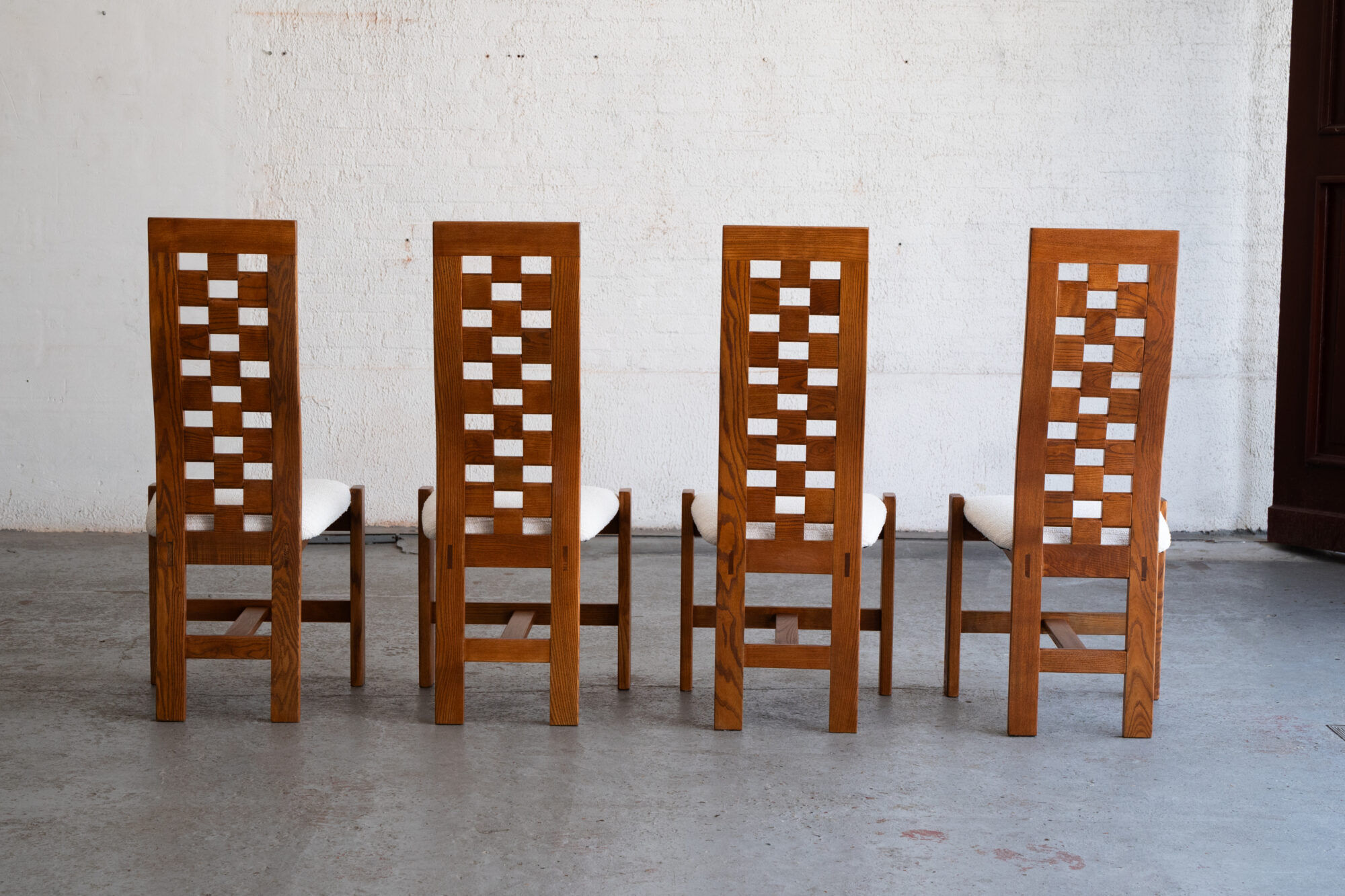 Ensemble de 4 chaises de salle à manger par Maison Regain