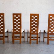 Ensemble de 4 chaises de salle à manger par Maison Regain