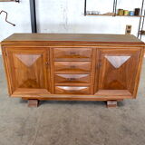 Enfilade vintage en noyer 1950