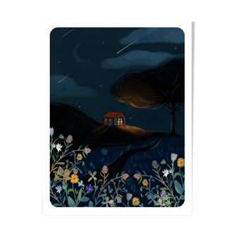 Illustration "Refuge 03" A4