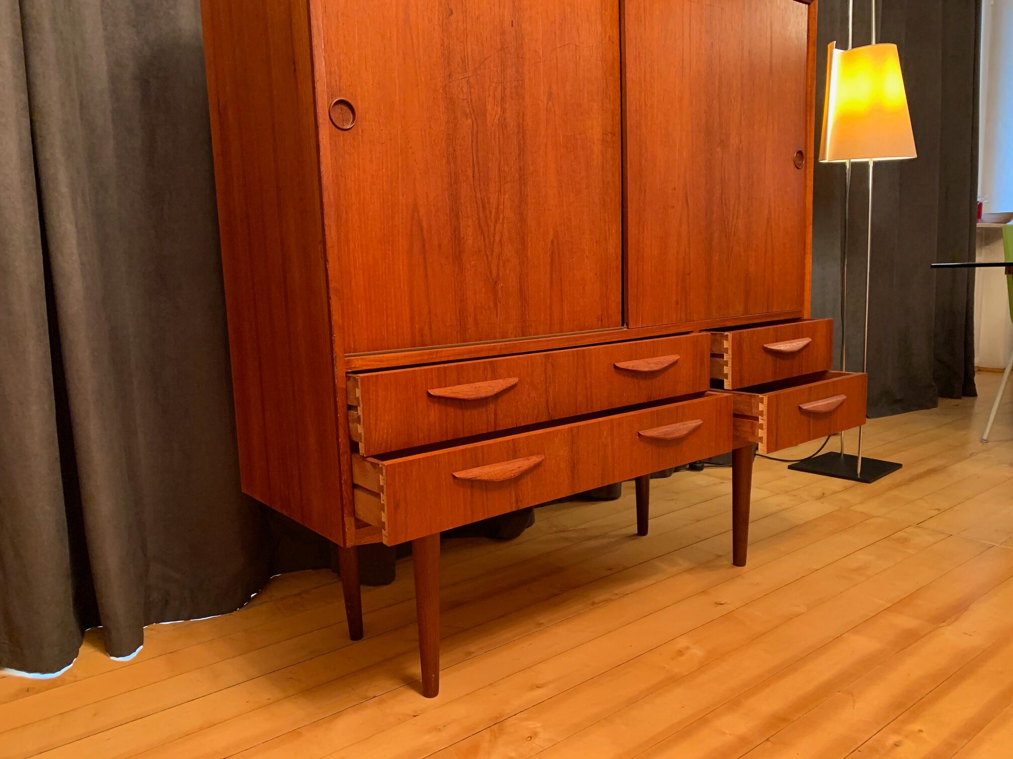 Teak sideboard, denmark, 1960s