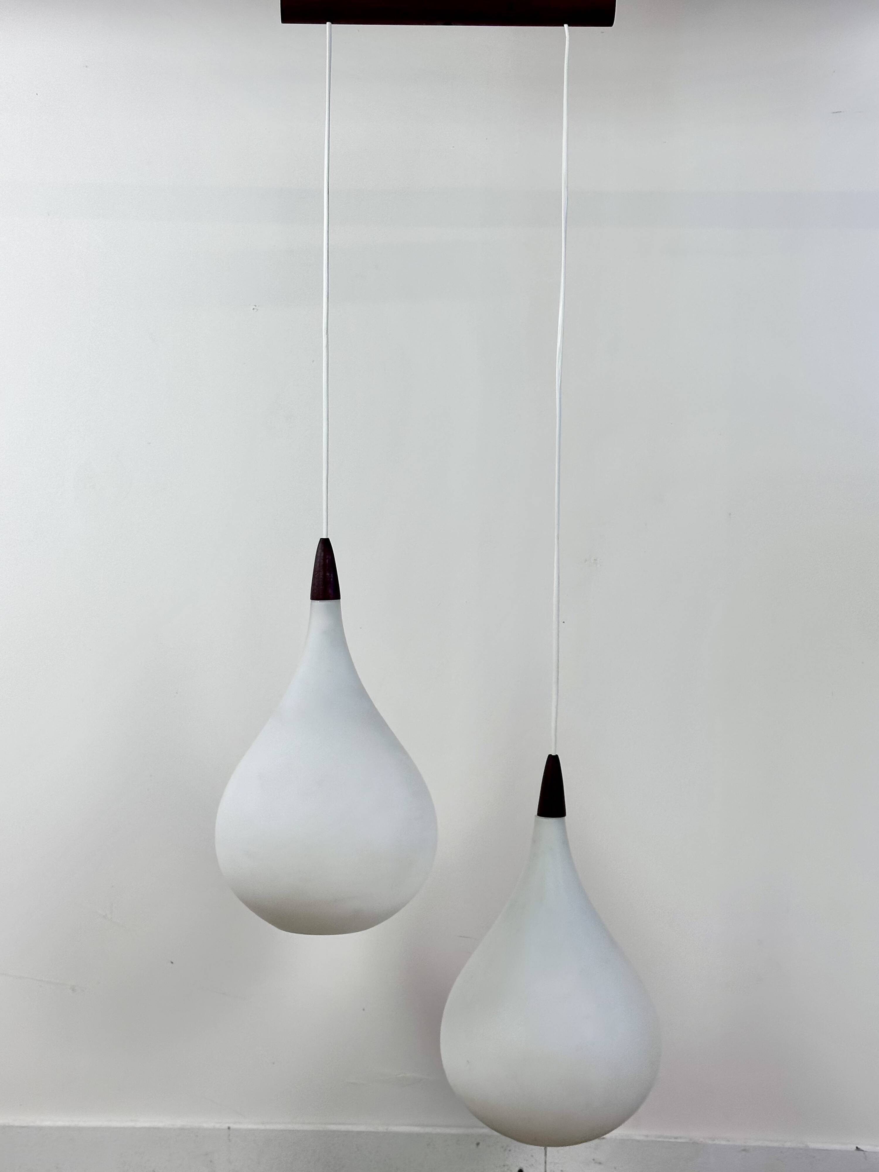 Lustre scandinave Kristiansson pour Luxus Suède 1960