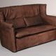 Patinated leather sofa by Gerard van den Berg for Montis, Netherlands, 1970s