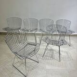 Set of 6 Knoll Harry Bertoia chairs