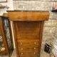 Louis xvi style secretary in walnut late 19th c. with drawers