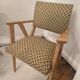 Paire de fauteuils bridge vintage 1950