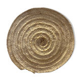 Wicker rattan top for wall decoration