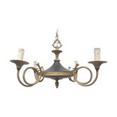 Empire style chandelier "hunting horn" 50